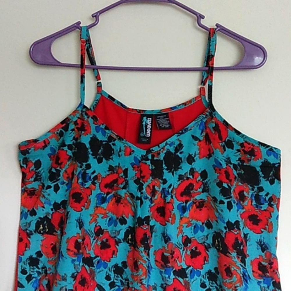 Weavers - Spaghetti Strap Tank - Abstract Print
